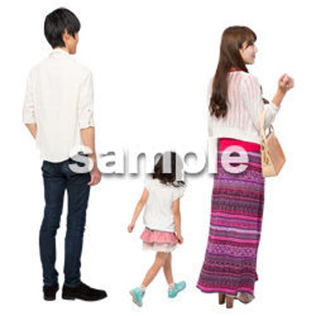 Cutout People　ファミリー　GG_079