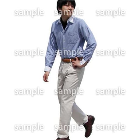 人物切抜き素材　ベーシックファッション編　P_367