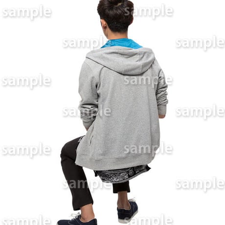 人物切抜きセット☆座る男性　1_set180