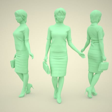 3D人物素材 [Posed]   025_Haru
