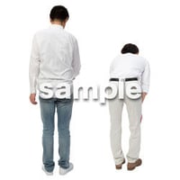 Cutout People　男性ペア　JJ_430