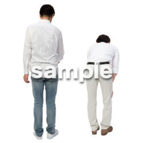 Cutout People　男性ペア　JJ_430