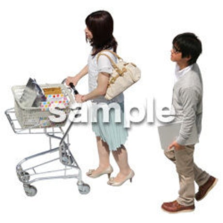 Cutout People　鳥瞰　人物　FF_163