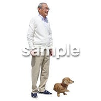 人物切抜き素材　シニアライフ編　R_492