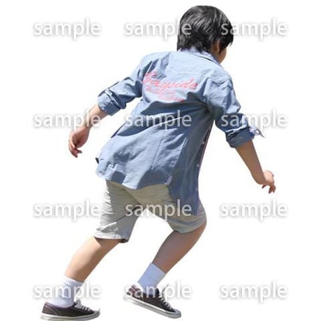 人物切抜き素材　キッズ・スクール編　O_279