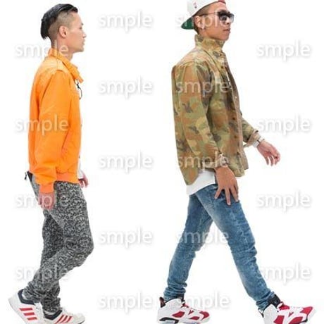Cutout People　男性ペア　JJ_368