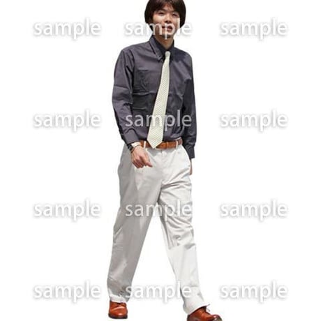 人物切抜き素材　ベーシックファッション編　P_402