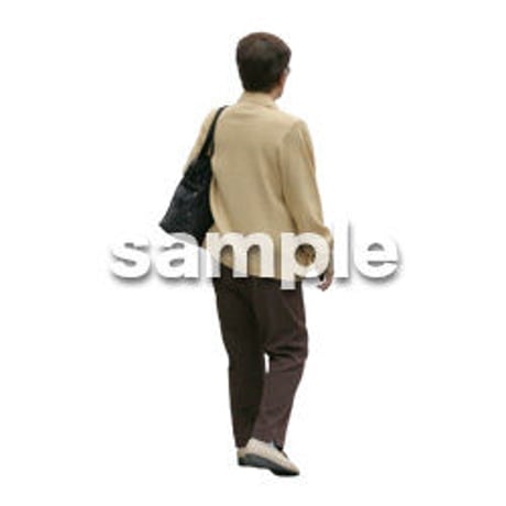 人物切抜き素材　シニア編　C_236