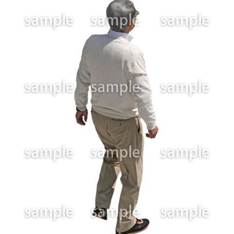 人物切抜き素材　シニア介護編　S_429