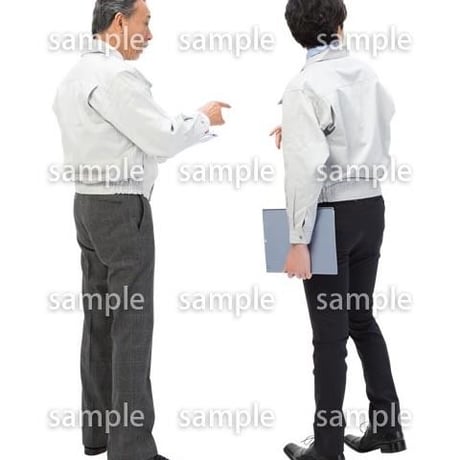 Cutout People　ビジネス-日本人　EE_059
