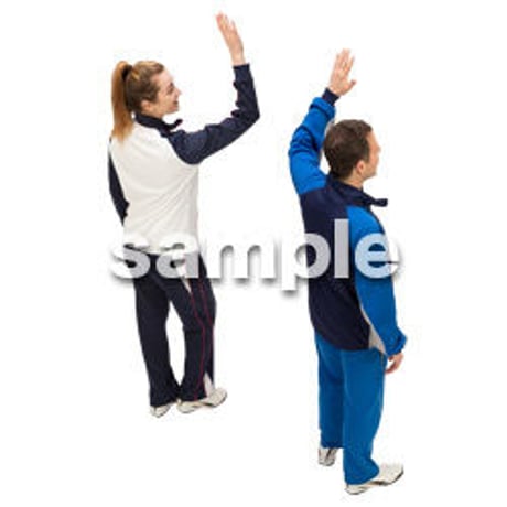 Cutout People　スポーツ 鳥瞰　CC_369