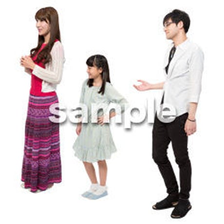 Cutout People　ファミリー　II_187