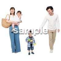 Cutout People　4人ファミリー　GG_416