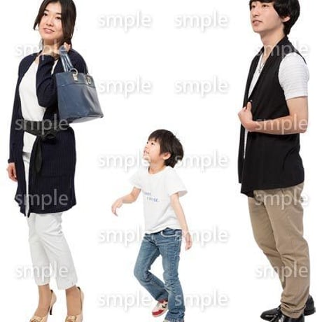 Cutout People　ファミリー　GG_087