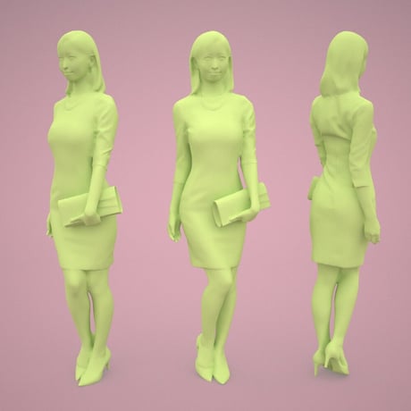 3D人物素材  [Posed]  095_Aya