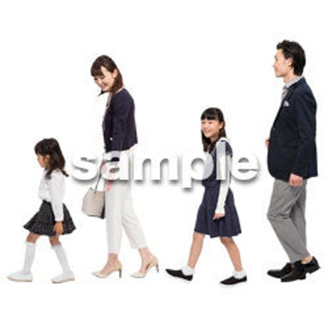 Cutout People　4人ファミリー　GG_208