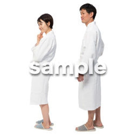 Cutout People　ハイクラス　バスローブ　HH_448