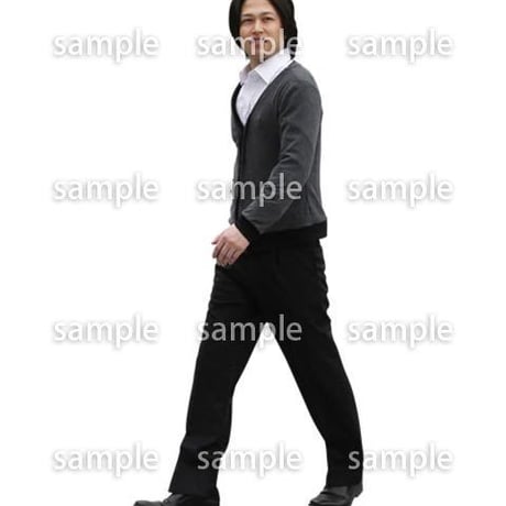 人物切抜き素材　ベーシックファッション編　P_372