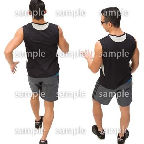 Cutout People　スポーツ 鳥瞰　CC_340