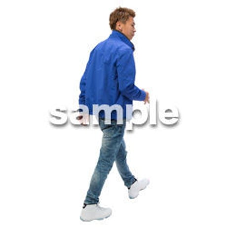 Cutout People　日本人カジュアル　BB_194