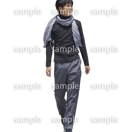 人物切抜き素材　ベーシックファッション編　P_496