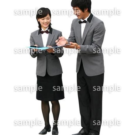 人物切抜き素材　ワーキング編　K_005