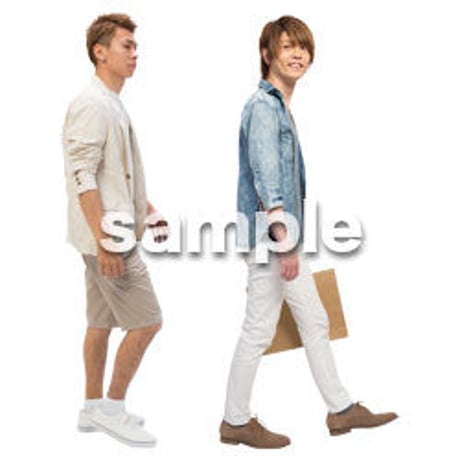 Cutout People　男性ペア　JJ_363