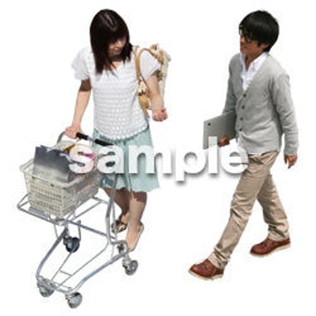 Cutout People　鳥瞰　人物　FF_162