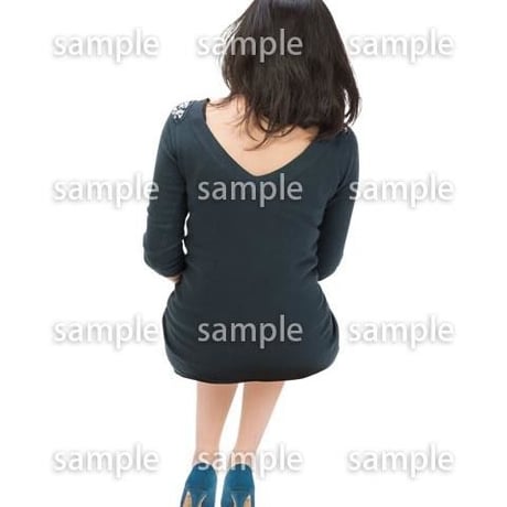 Cutout People　パーティー座る人　DD_470
