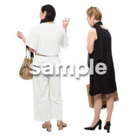 Cutout People　女性ペア　JJ_325