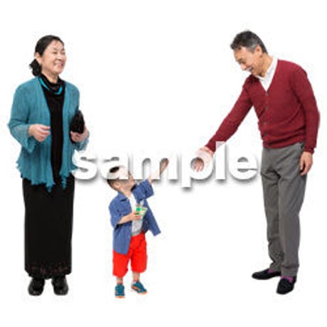 Cutout People　ファミリー　GG_187