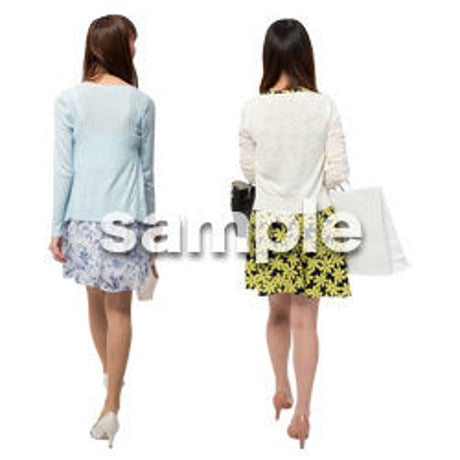 Cutout People　女性ペア　JJ_240
