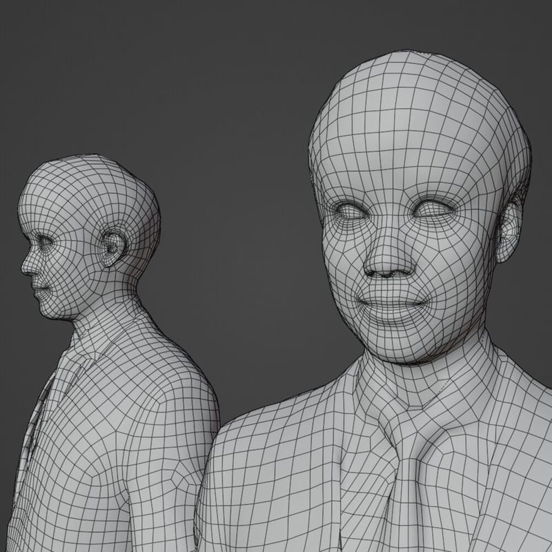 線画 人物像 A2サイズ 3D人モデルAポーズ 120_Kazu | NO-N-NO 人物切り抜き素材と3D