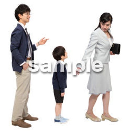 Cutout People　ファミリー　GG_018