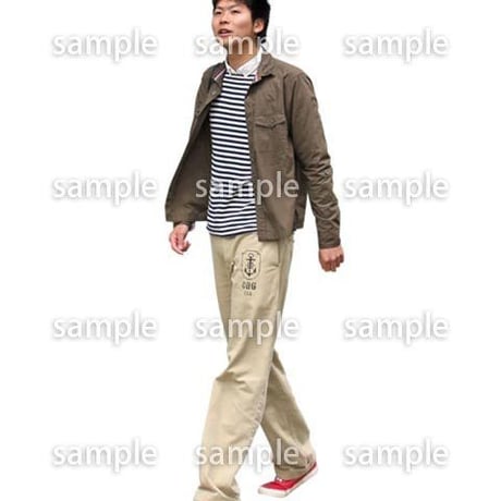 人物切抜き素材　レジャー・ショッピング編　L_260