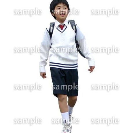 人物切抜き素材　こどもファミリー編　B_025