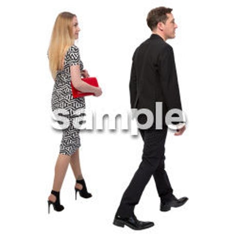 Cutout People　外国人ペア　JJ_454