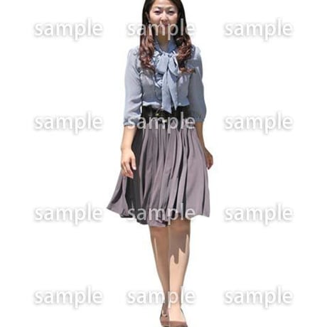 人物切抜き素材　ベーシックファッション編　P_206