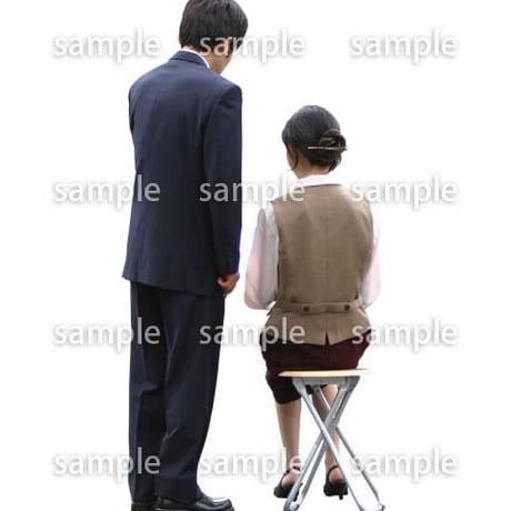 人物切抜き素材　男性女性編　A_059