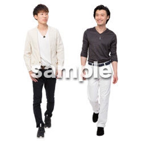 Cutout People　男性ペア　JJ_341