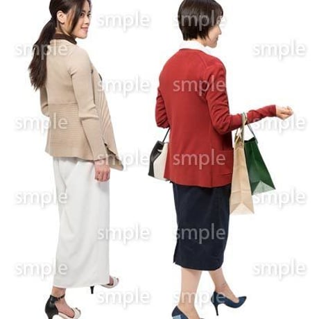 Cutout People　女性ペア　JJ_224