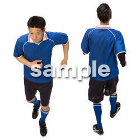 Cutout People　スポーツ 鳥瞰　CC_380