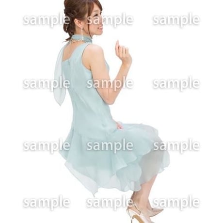 Cutout People　パーティー座る人　DD_479
