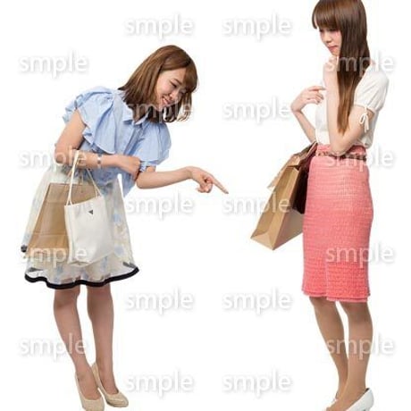 Cutout People　女性ペア　JJ_292