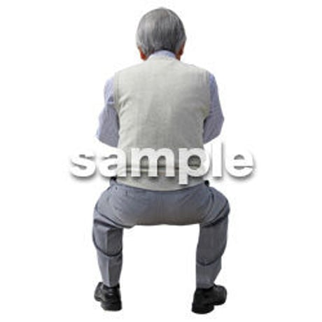 人物切抜き素材　シニアライフ編　R_475
