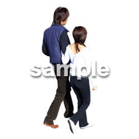 人物切抜き素材　男性女性編　A_008