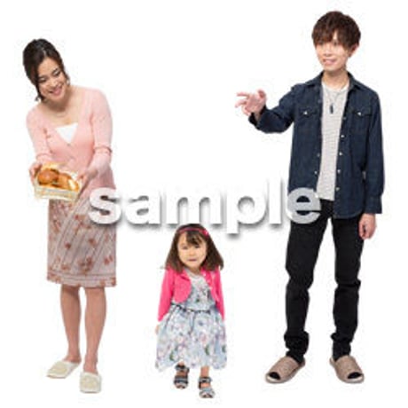 Cutout People　ファミリー　II_196