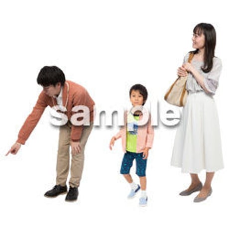Cutout People　ファミリー　GG_147