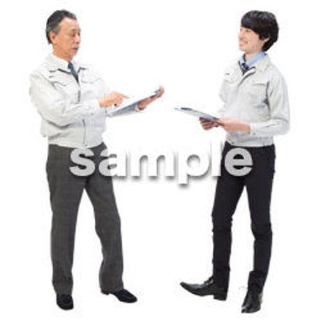 Cutout People　ビジネス-日本人　EE_057