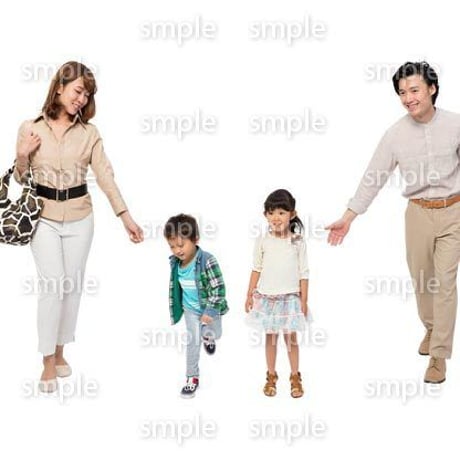 Cutout People　4人ファミリー　GG_261